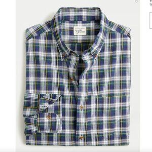 J. Crew Brushed Twill Shirt Slim Untucked